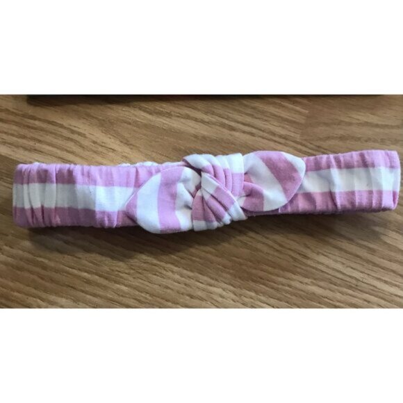 Adorable Baby Hats  Headbands Bundle Cotton 0-9M Lot - Picture 6 of 10